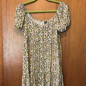 Wild Fable Drop Waist Floral Dress